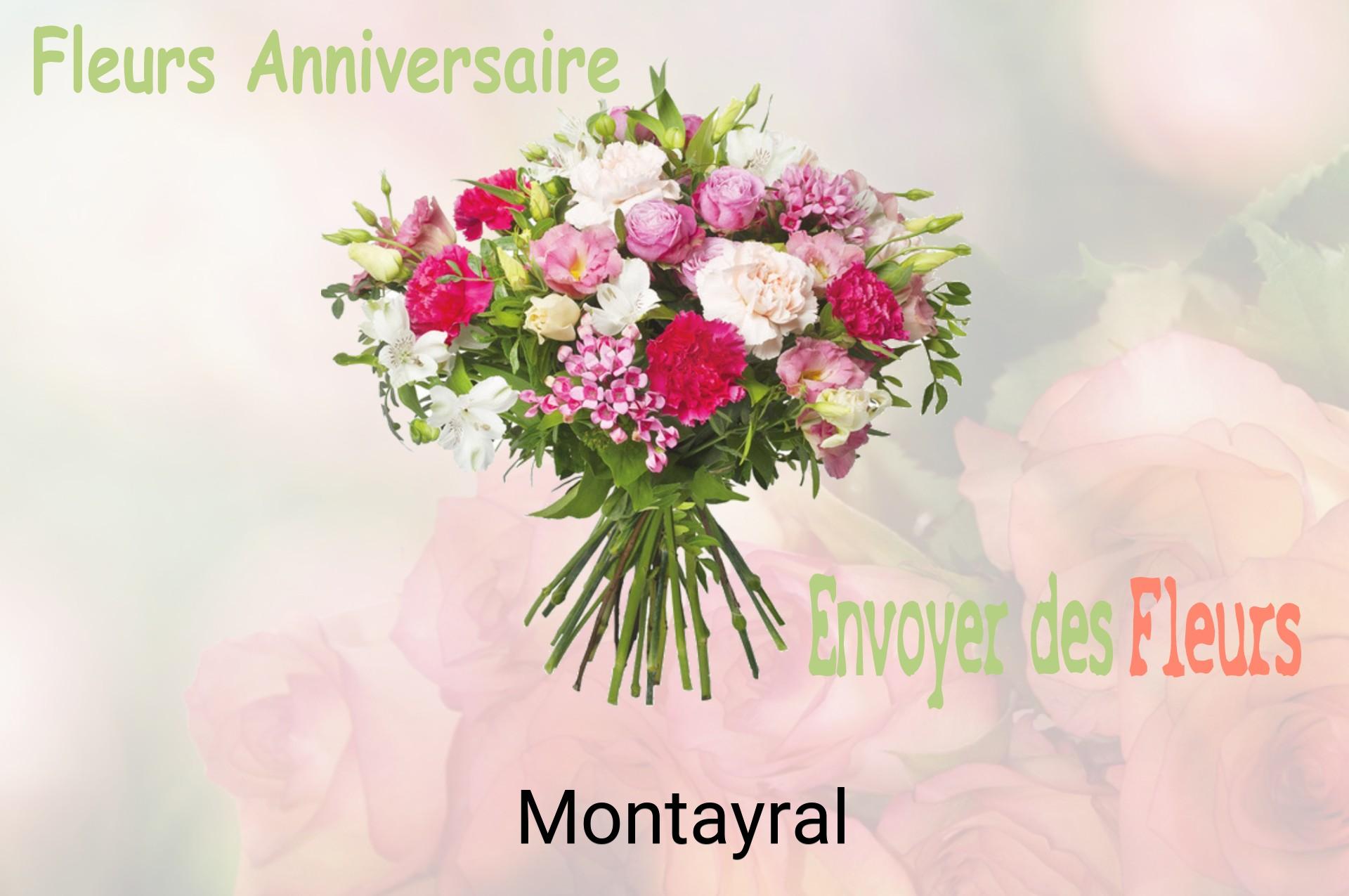Bouquet de fleurs d’anniversaire livré à Montayral